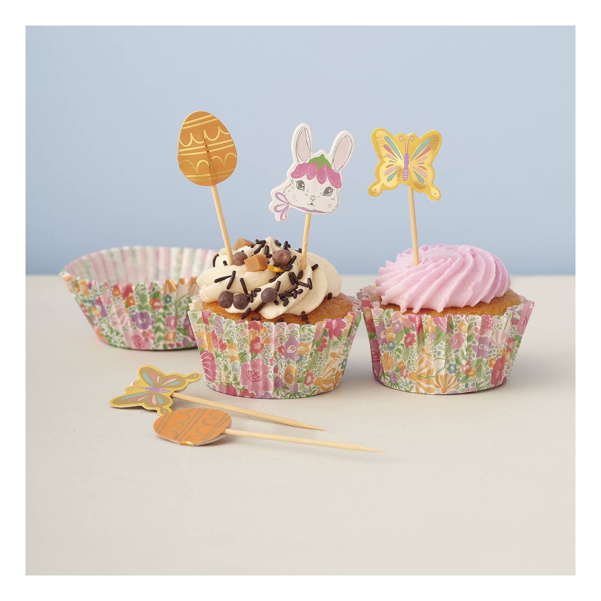 Spring Flowers Cupcake Kit 12 Pack