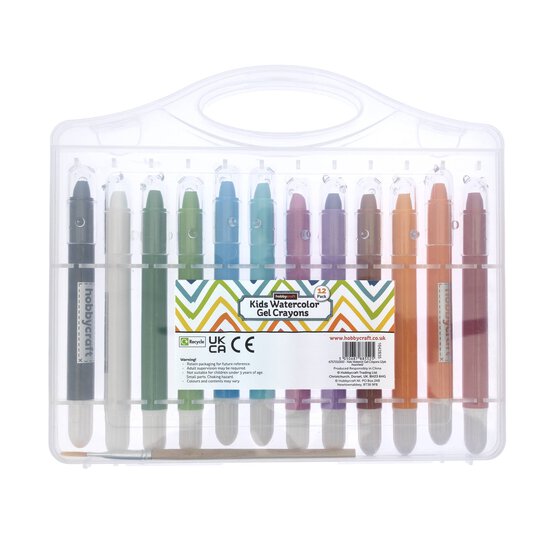 Watercolour Gel Crayons 12 Pack