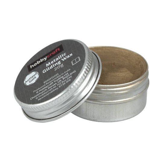 Antique Gold Metallic Gilding Wax 20ml