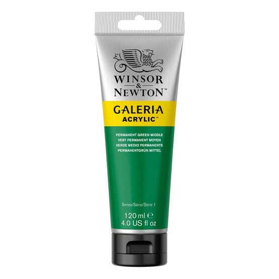 Winsor & Newton Galeria Permanent Green Acrylic Paint 120ml