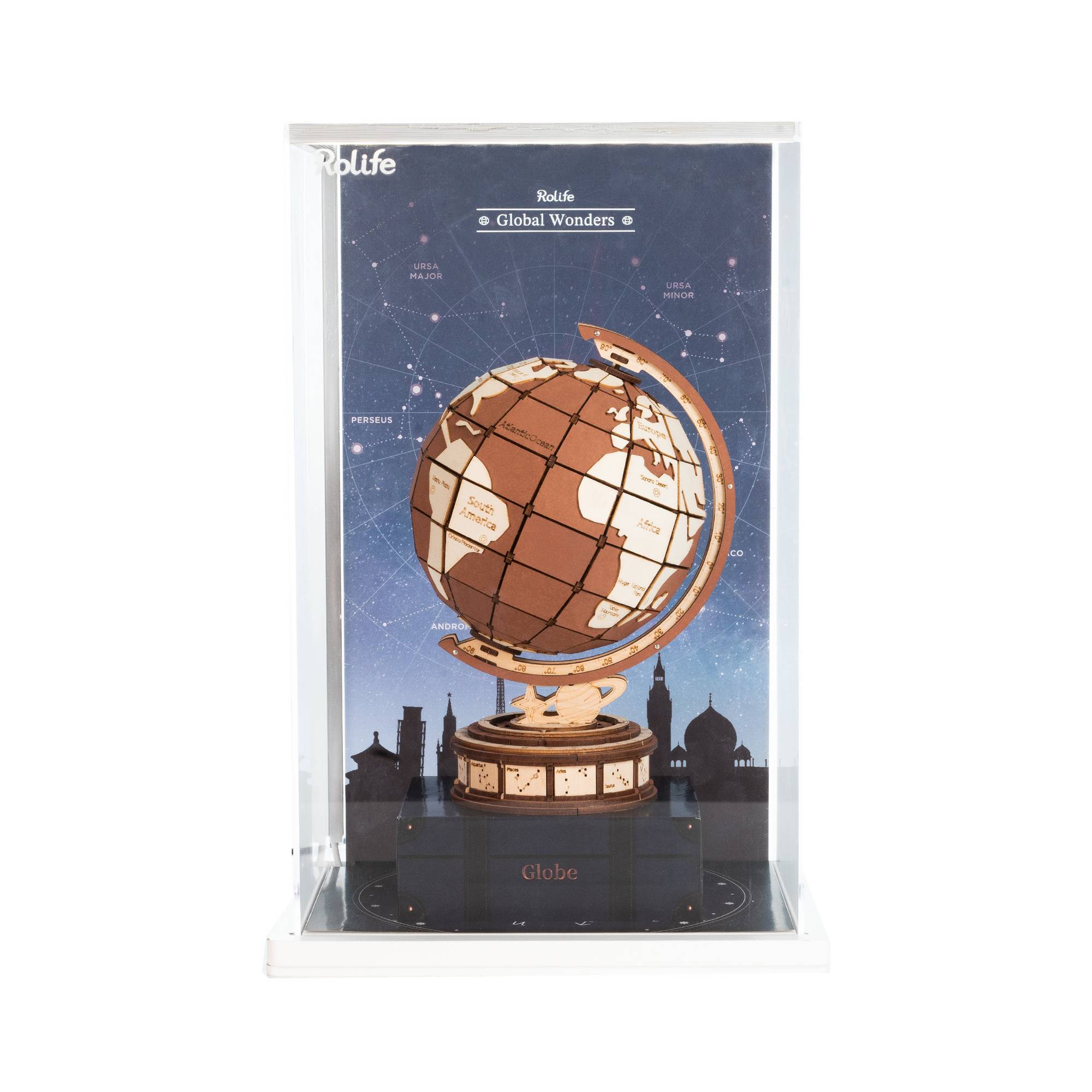 Rolife Global Wonders 3D Wooden Puzzle Kit