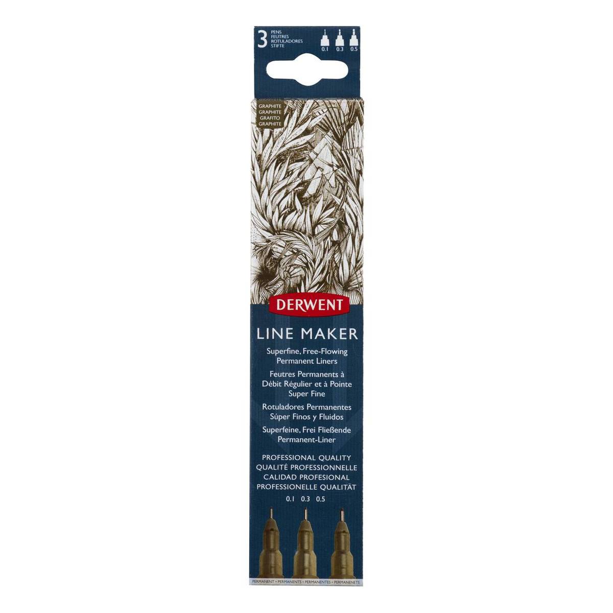 Derwent Grey Graphik Markers 3 Pack