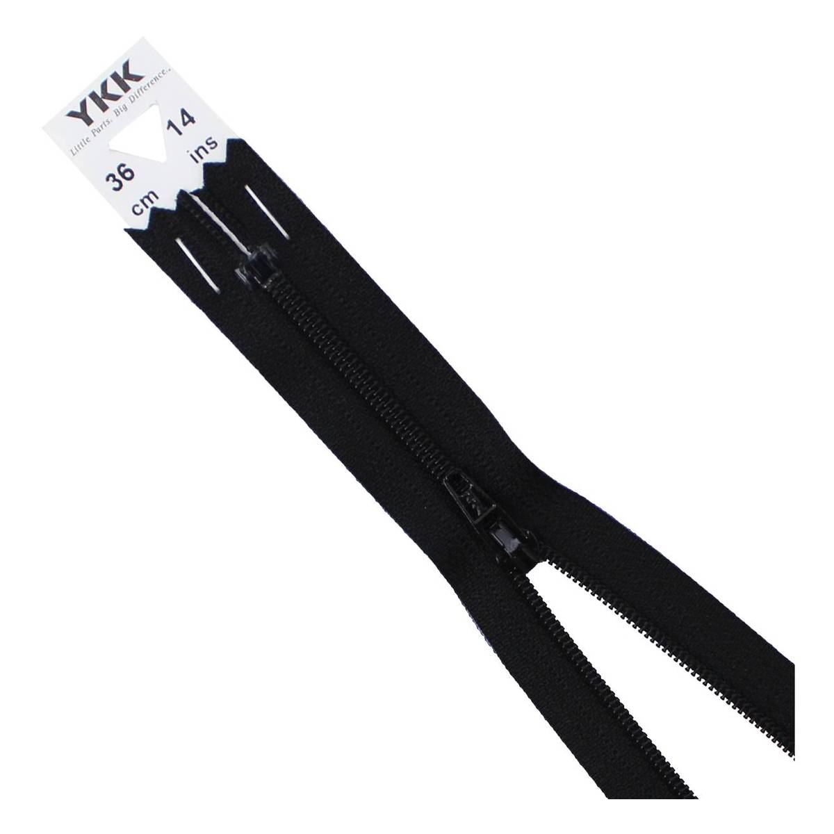 YKK Black Dress and Skirt Zip 36cm