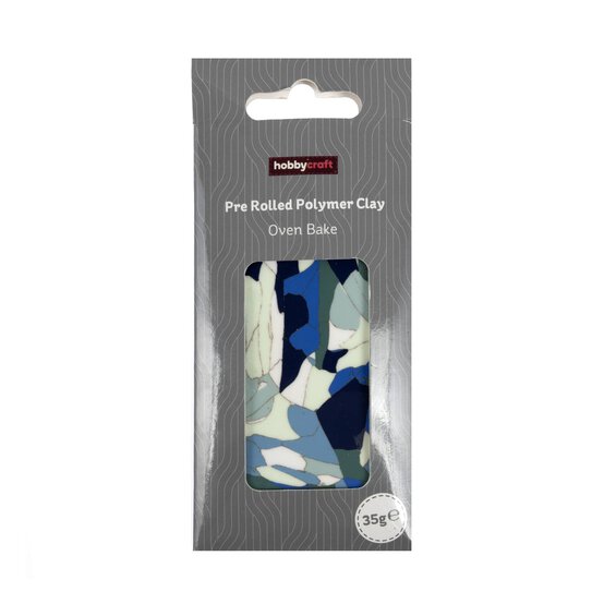 Blue Pre-Rolled Polymer Clay 35g