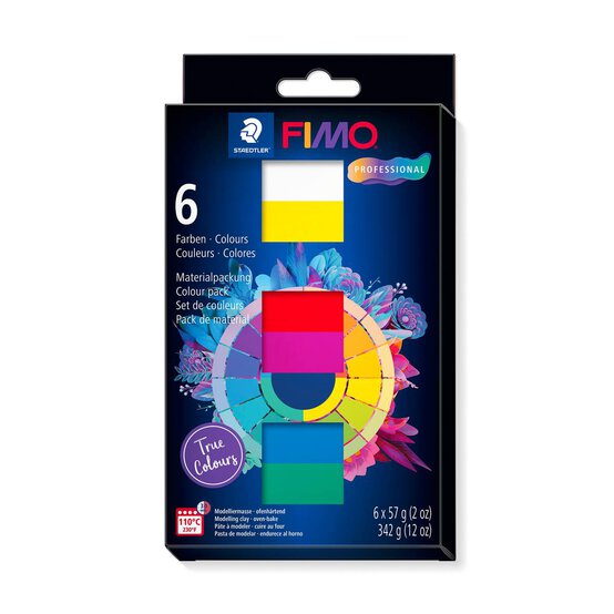 Fimo Professional True Colours Modelling Clay 57g 6 Pack