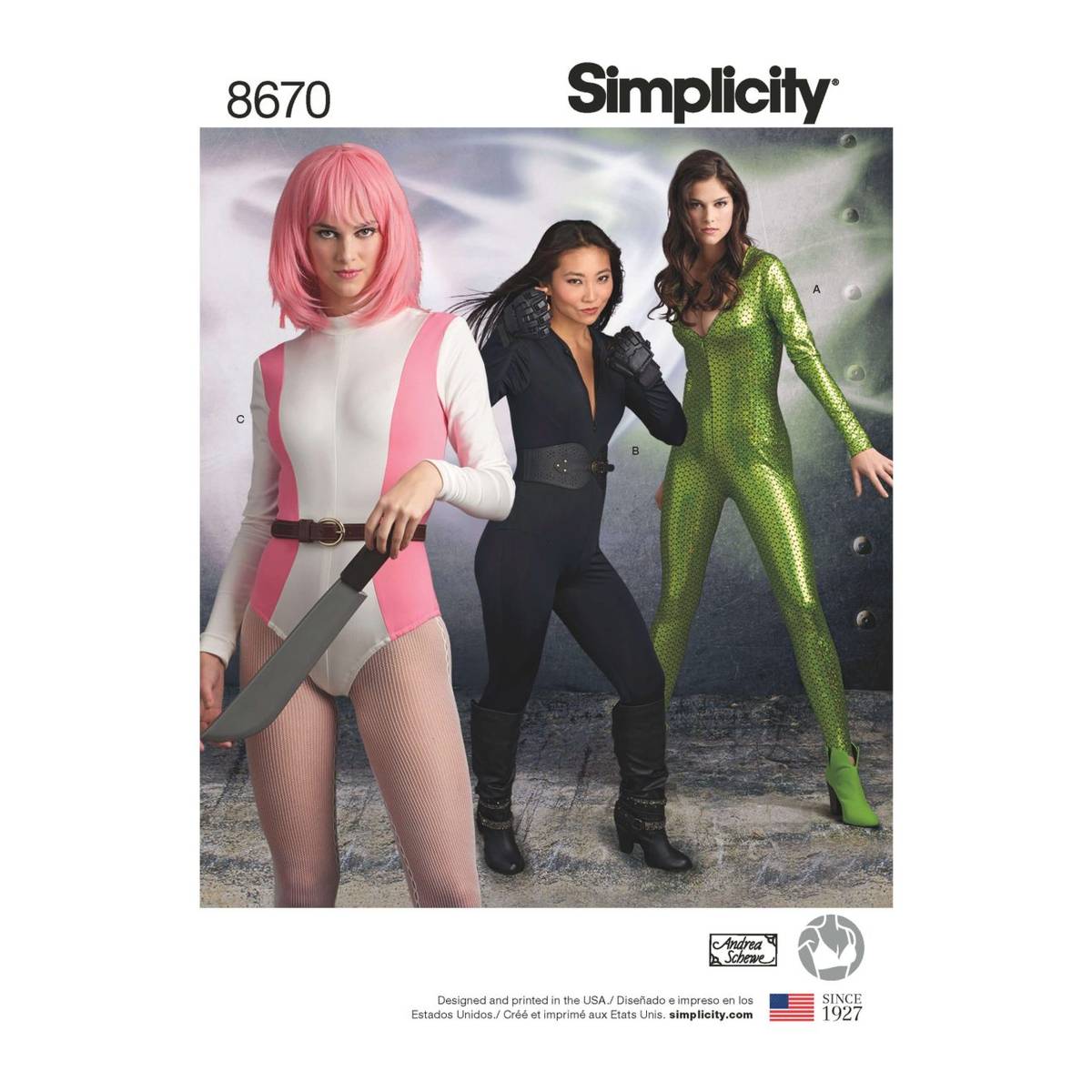 Simplicity Cosplay Jumpsuit Sewing Pattern 8670 (16-24)