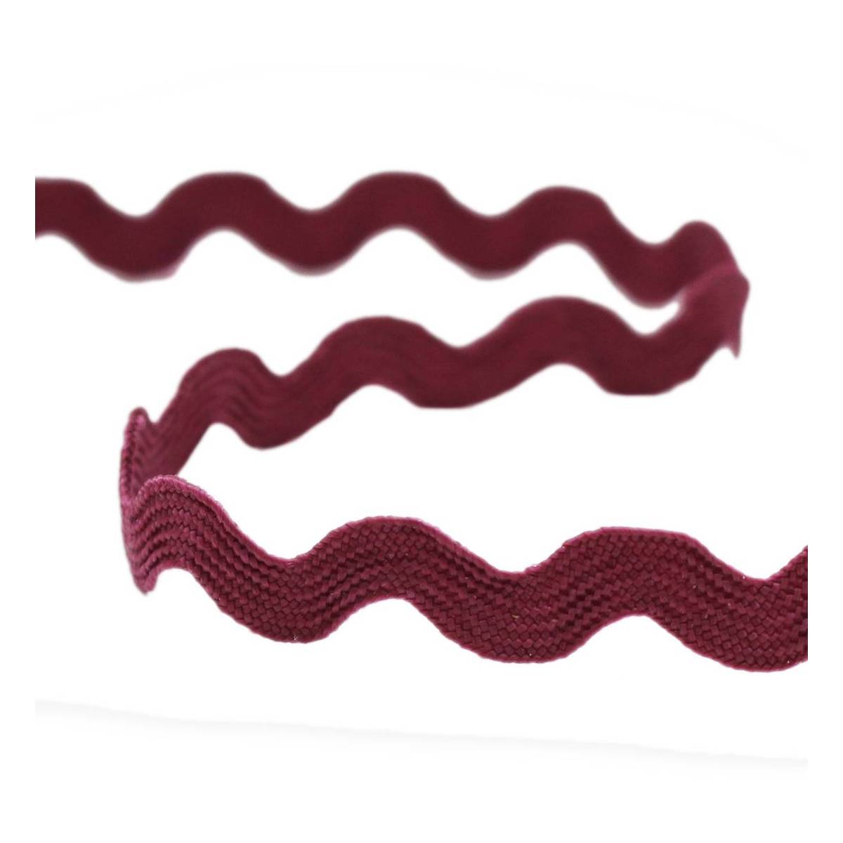 Wine Ric Rac Ribbon 6mm x 4m
