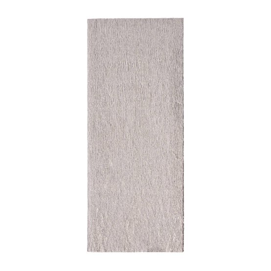 Metallic Silver Crepe Paper 100cm x 50cm