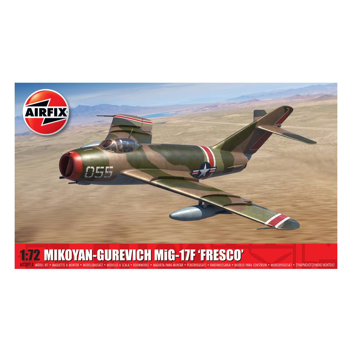Airfix Mikoyan-Gurevich MiG-17F Fresco Model Kit 1:72