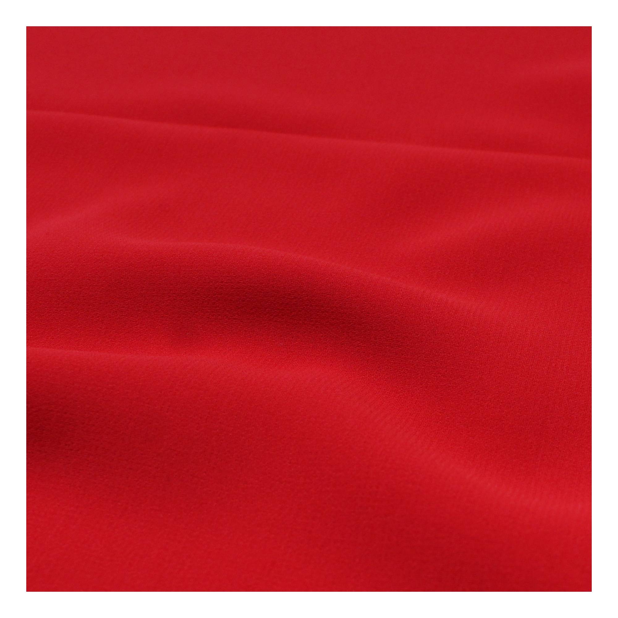 Red Crepe Georgette Fabric by the Metre