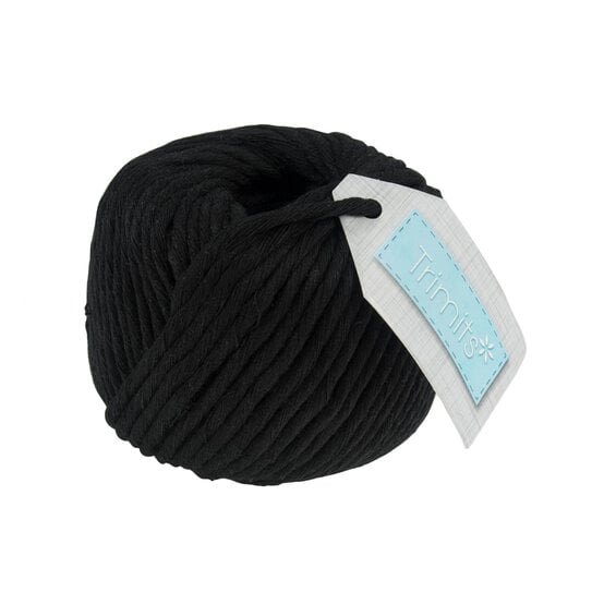 Trimits Black Macram&eacute; Cord 4mm x 50m