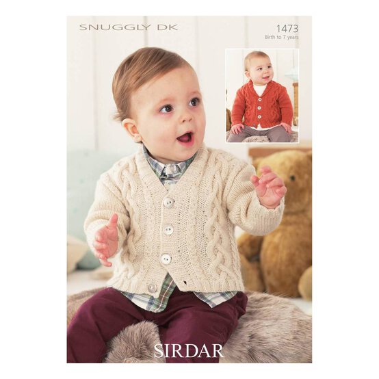 Sirdar Snuggly DK Cardigans Digital Pattern 1473