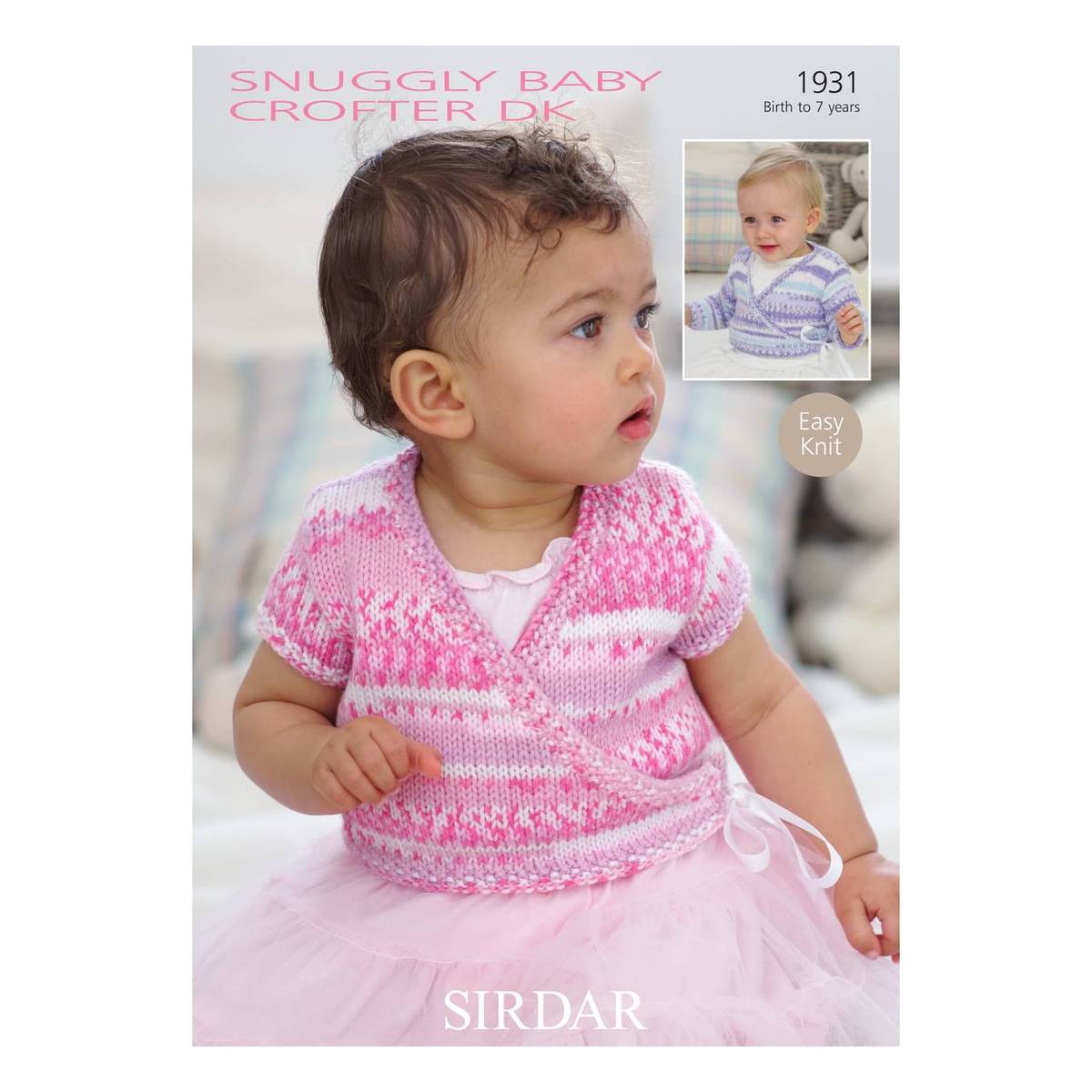 Sirdar Snuggly Crofter DK Girls' Ballet Cardigan Digital Pattern 1931