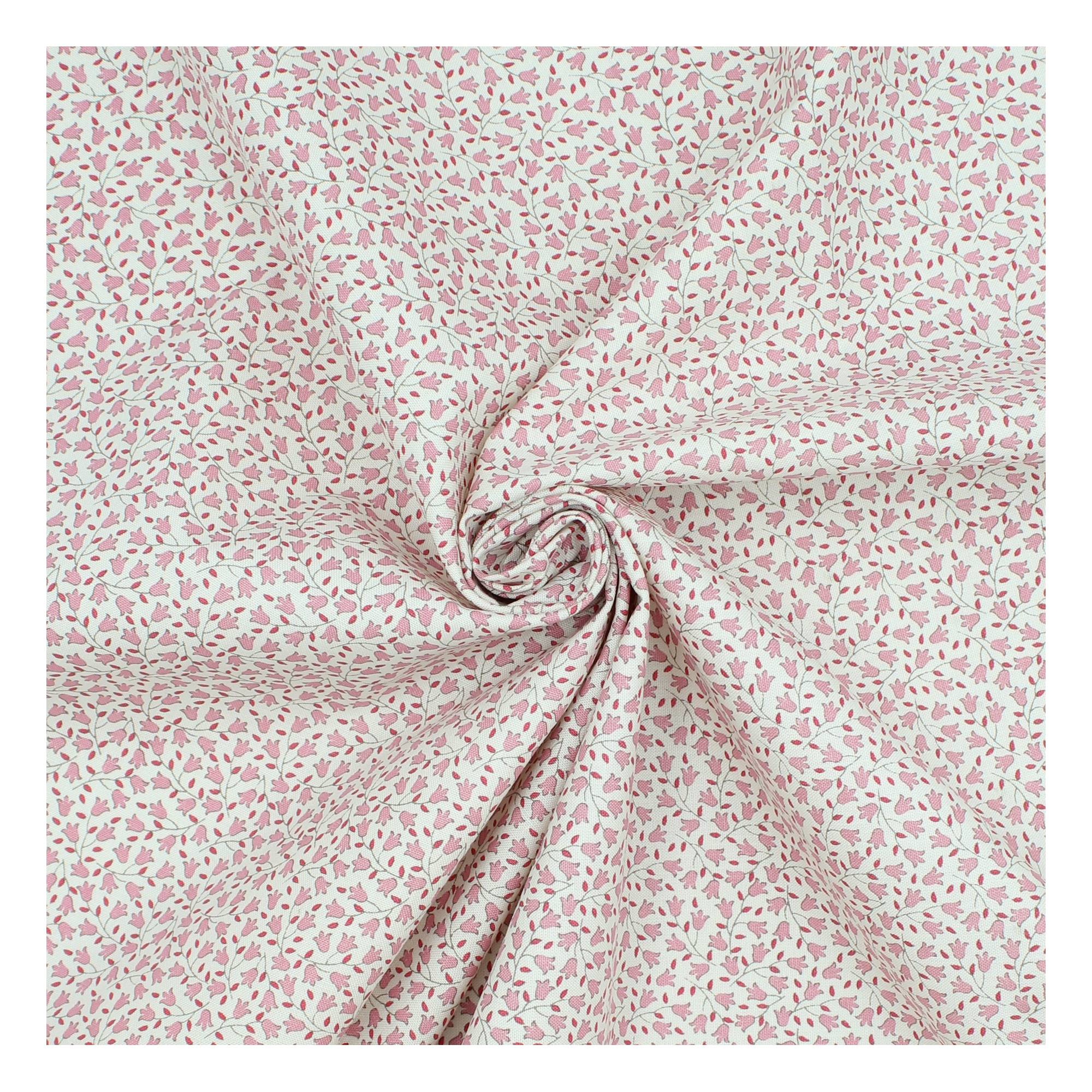 Pink Sophie Basic Cotton Fabric?by the Metre