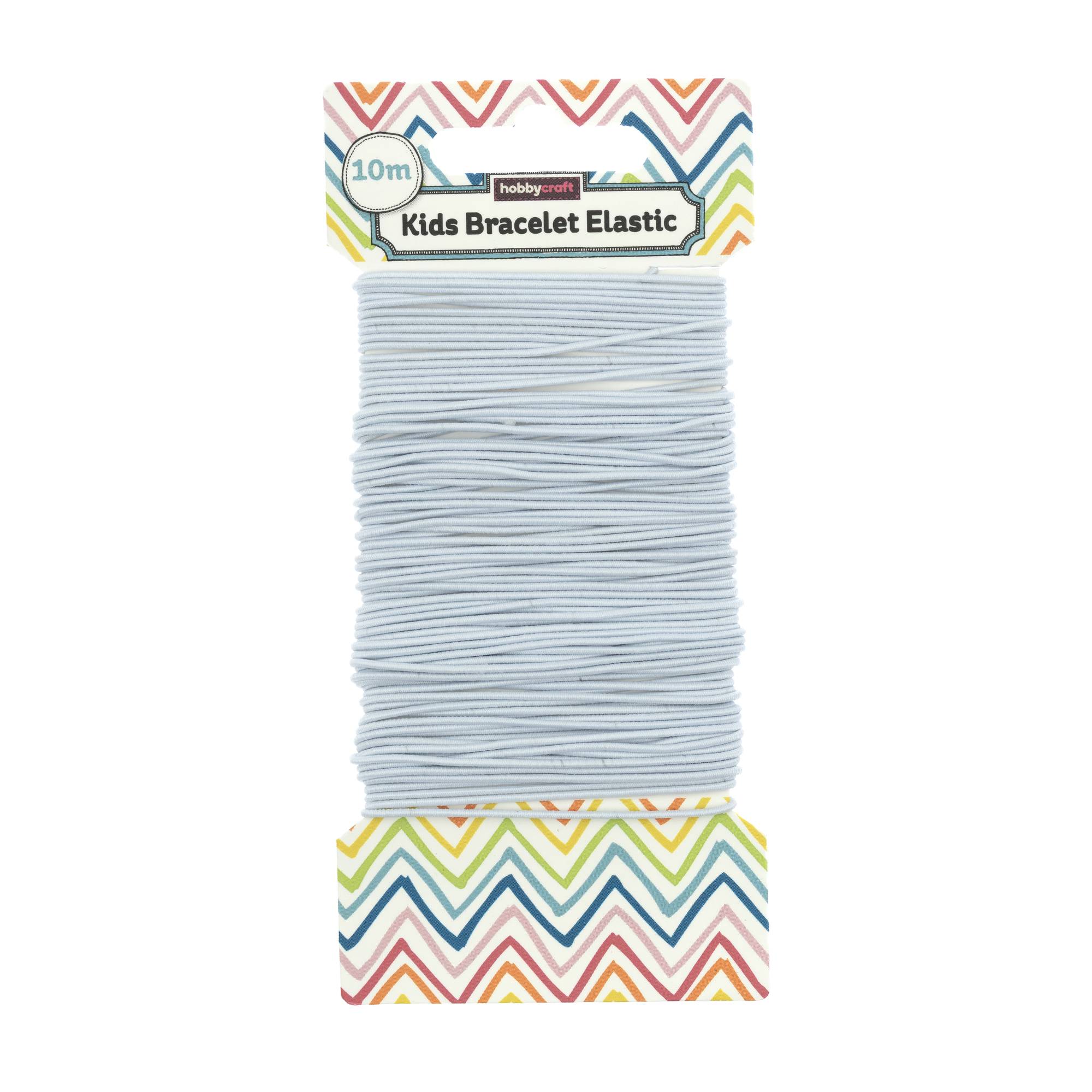 White Bracelet Elastic 10m