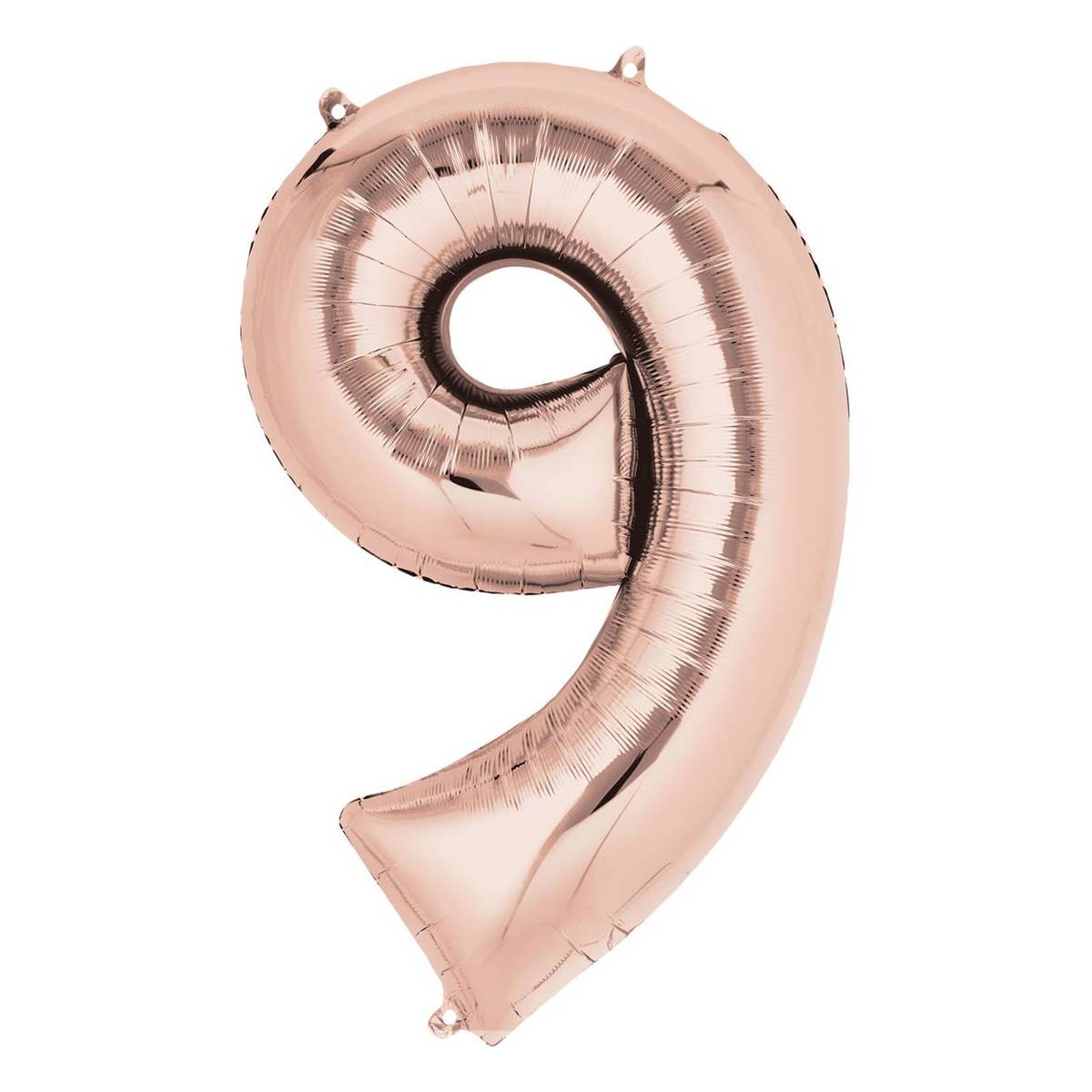 Extra Large Rose Gold Foil Number 9 Balloon