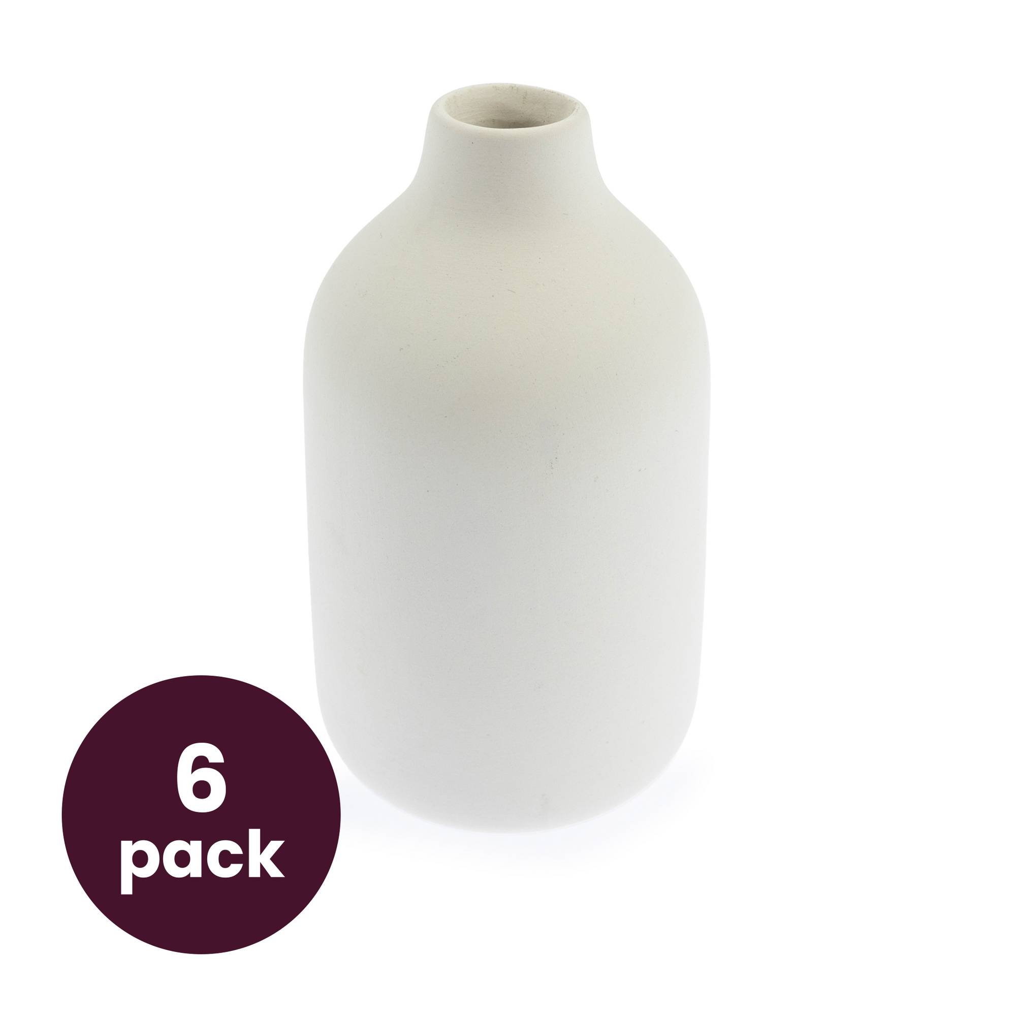 Ceramic Milk Bottle 6 Pack Bundle