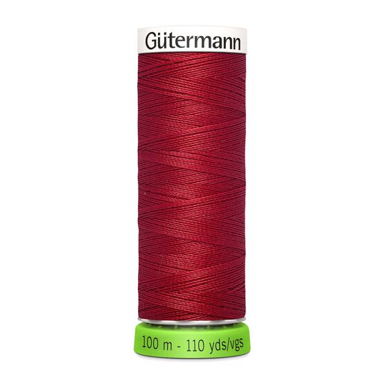 Gutermann Burgundy Sew All Recycled rPET Thread 100m (46)