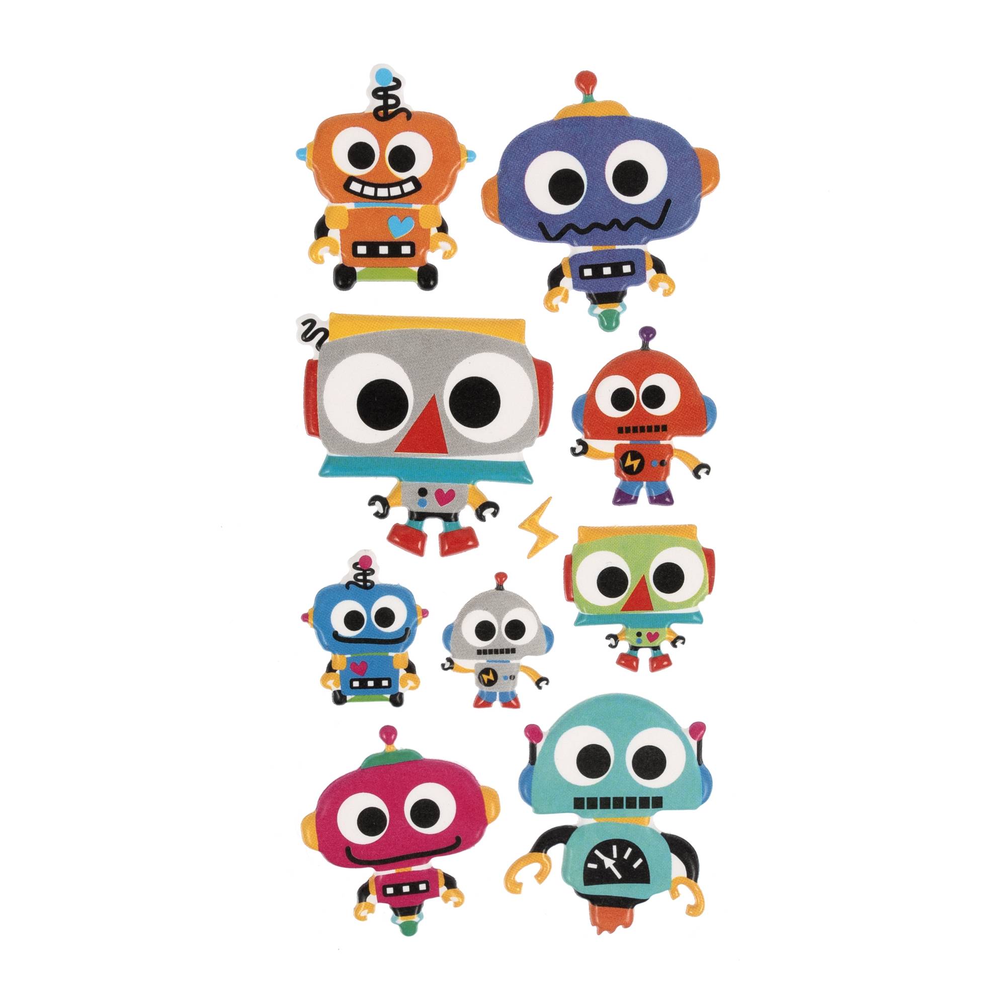 Robot Gel Stickers