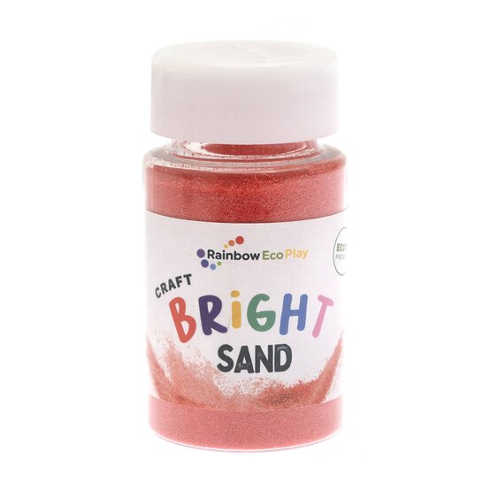 Rainbow Eco Play Red Sand Shaker Bottle 90g