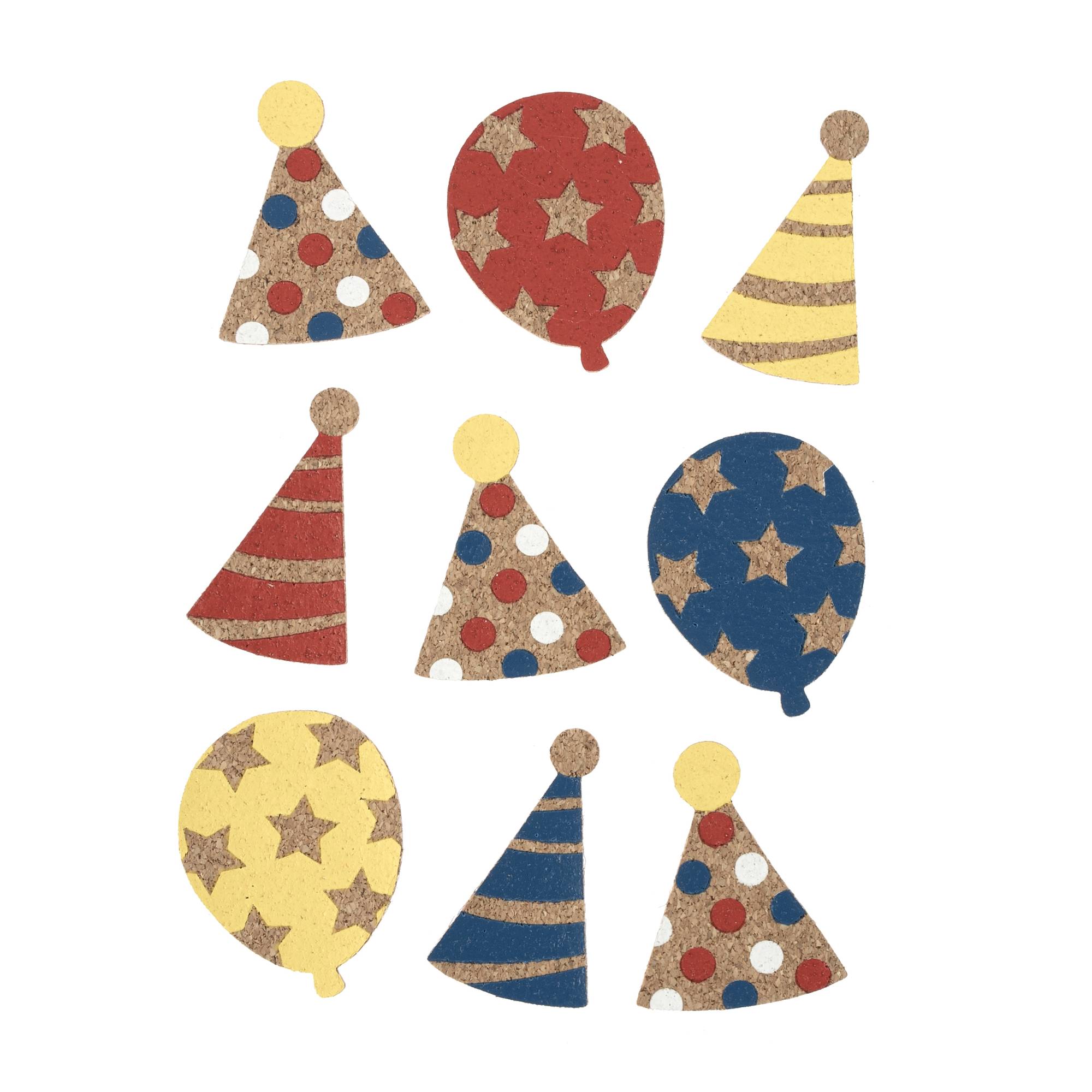 Party Cork Toppers 9 Pack