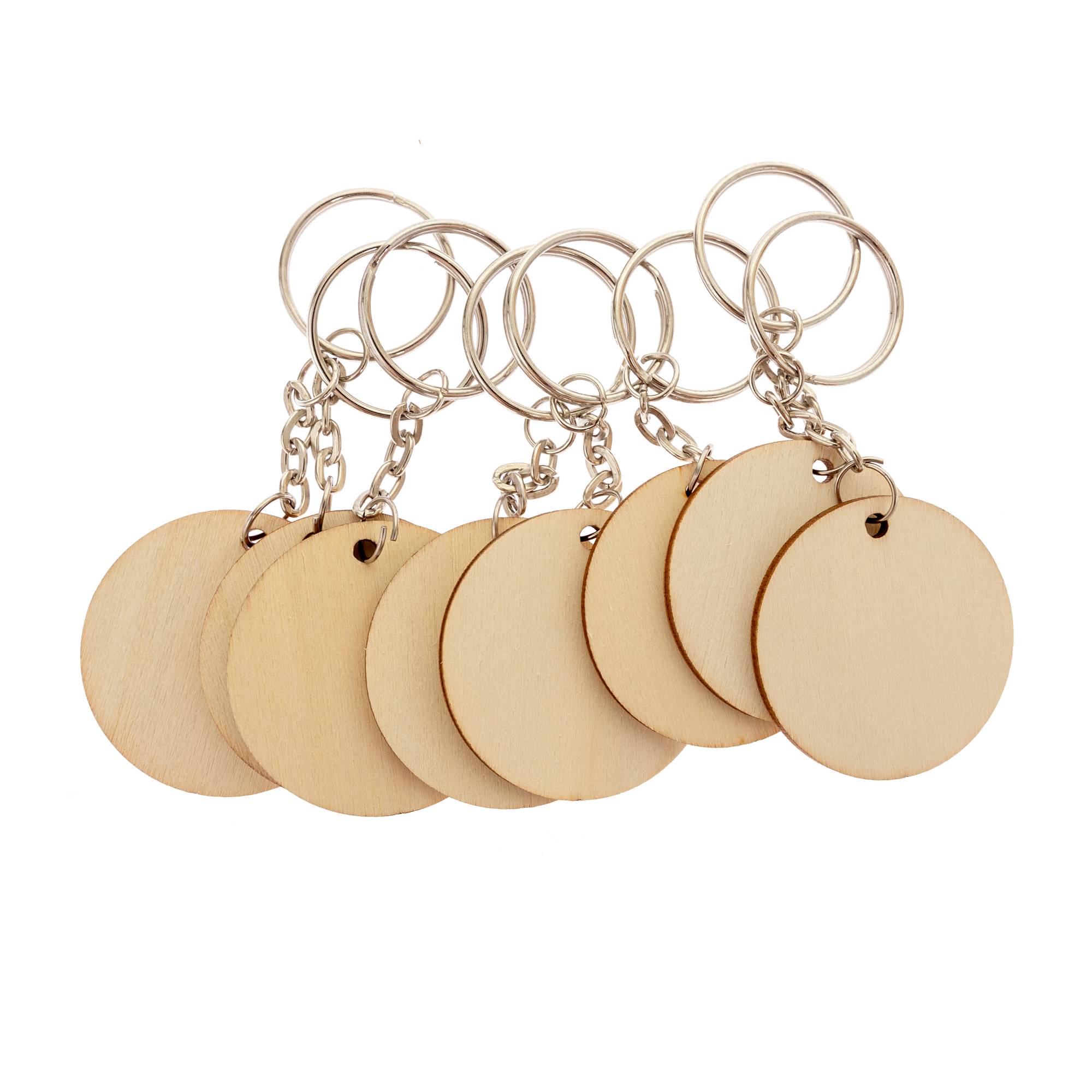 Wooden Keyrings?8 Pack
