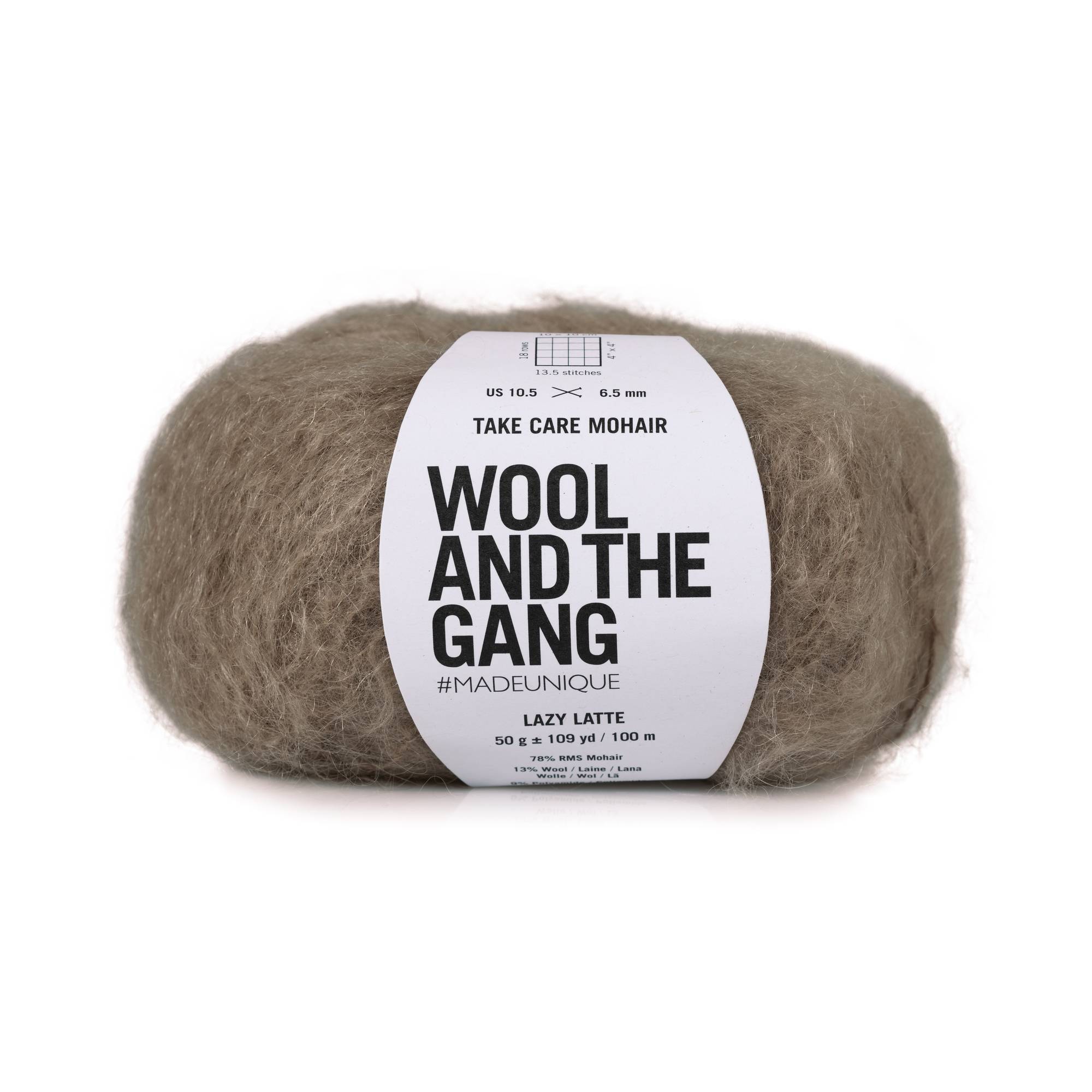 Wool and the Gang Lazy Latte Take Care Mohair 50g