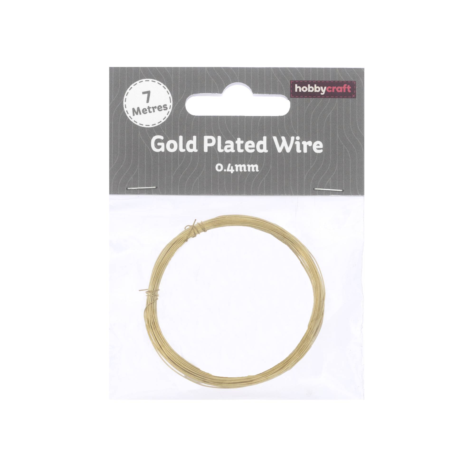 Gold-Plated Wire 0.4mm x 7m