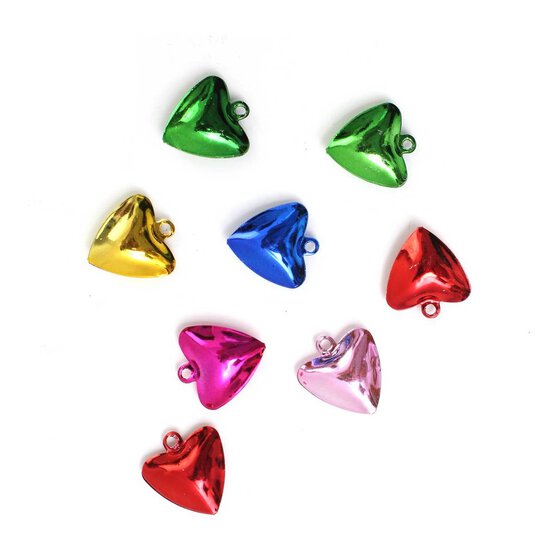 Heart Shape Bells 8 Pack