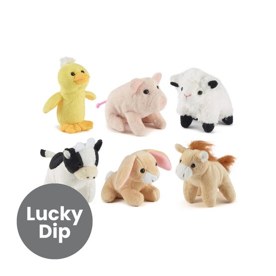 Assorted Nature Buddies Farm Animal Plush Toy