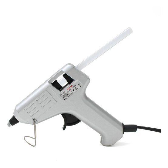 Silver Mini Hot Melt Glue Gun