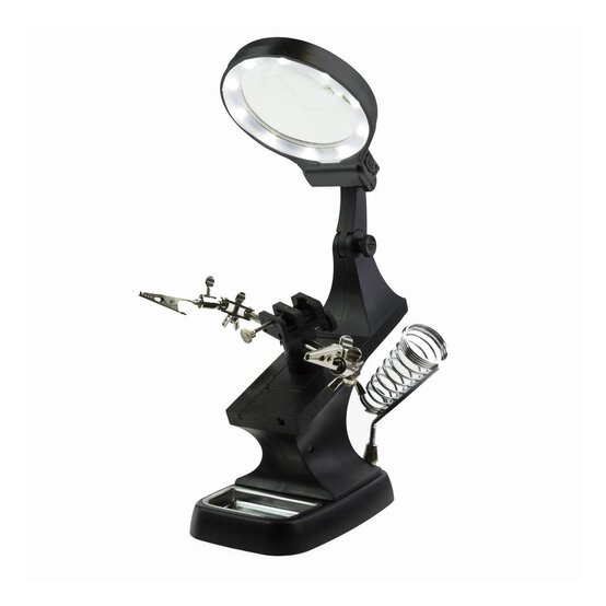 Modelcraft Helping Hands and LED Magnifier Workstation