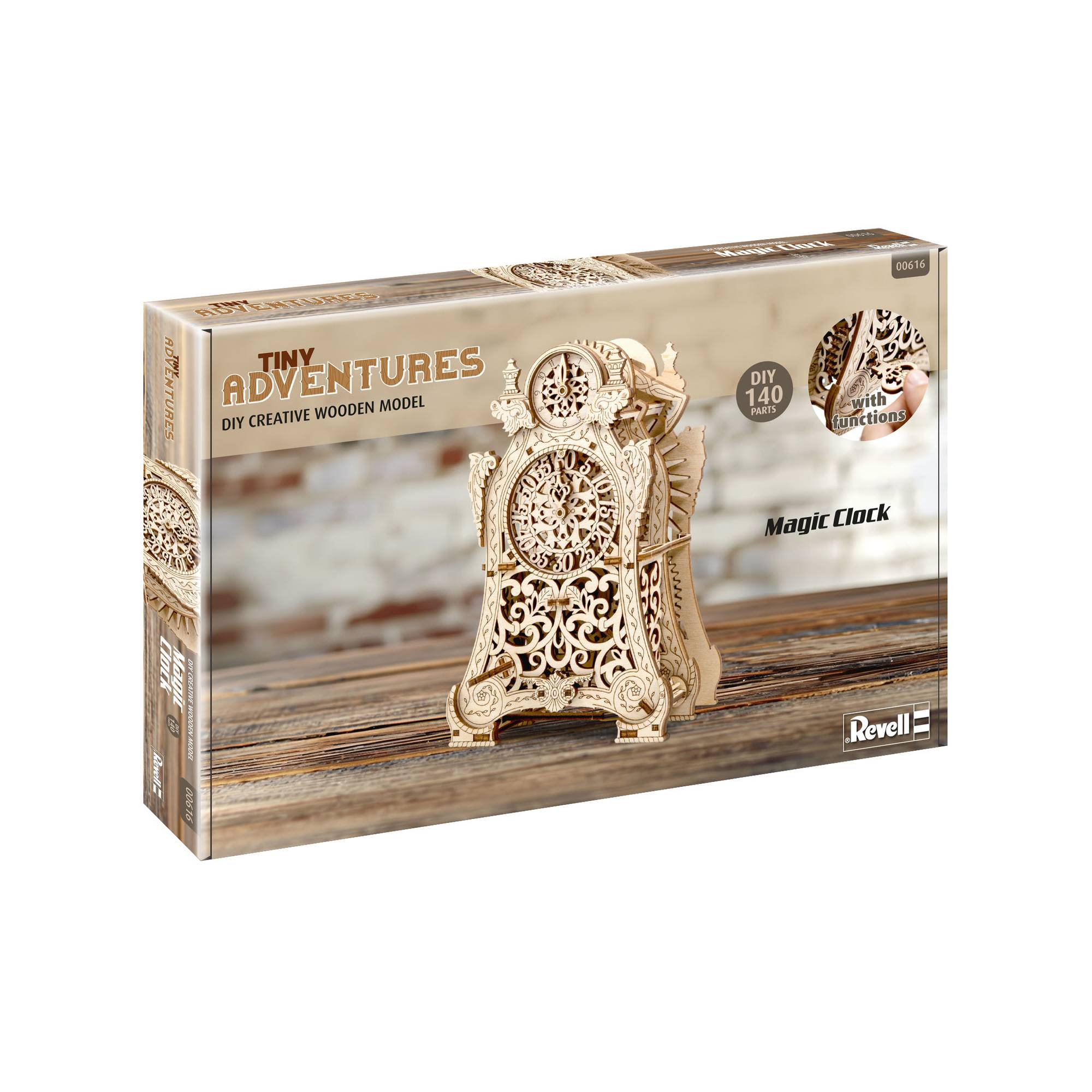 Revell Tiny Adventures Magic Clock Wooden Model Kit