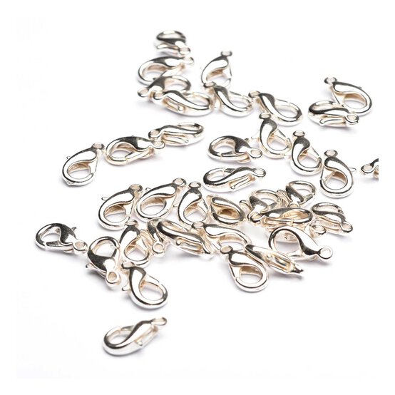 Beads Unlimited Silver Plated Trigger Clasp 15mm x 6mm 13 Pack