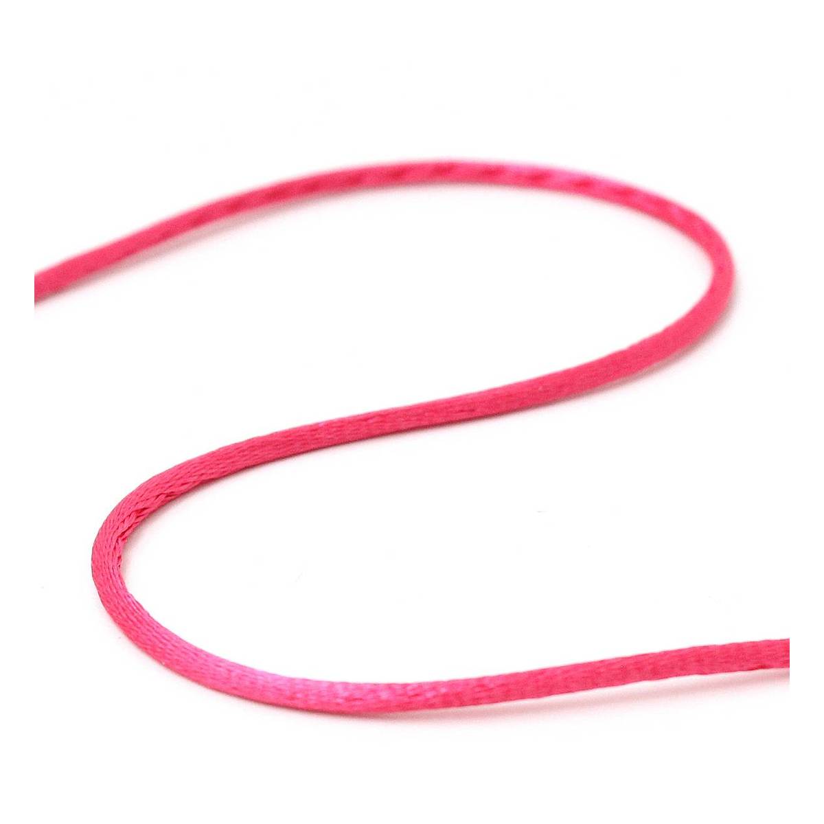 Fuchsia Ribbon Knot Cord 2mm x 10m