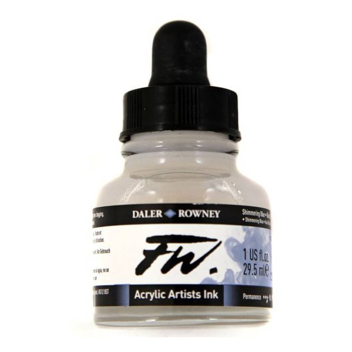 Daler-Rowney Shimmer Blue FW Acrylic Artists Ink 29.5ml