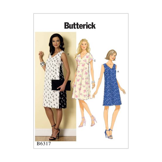 Simplicity Women’s Dress Sewing Pattern B6317 (14-22)