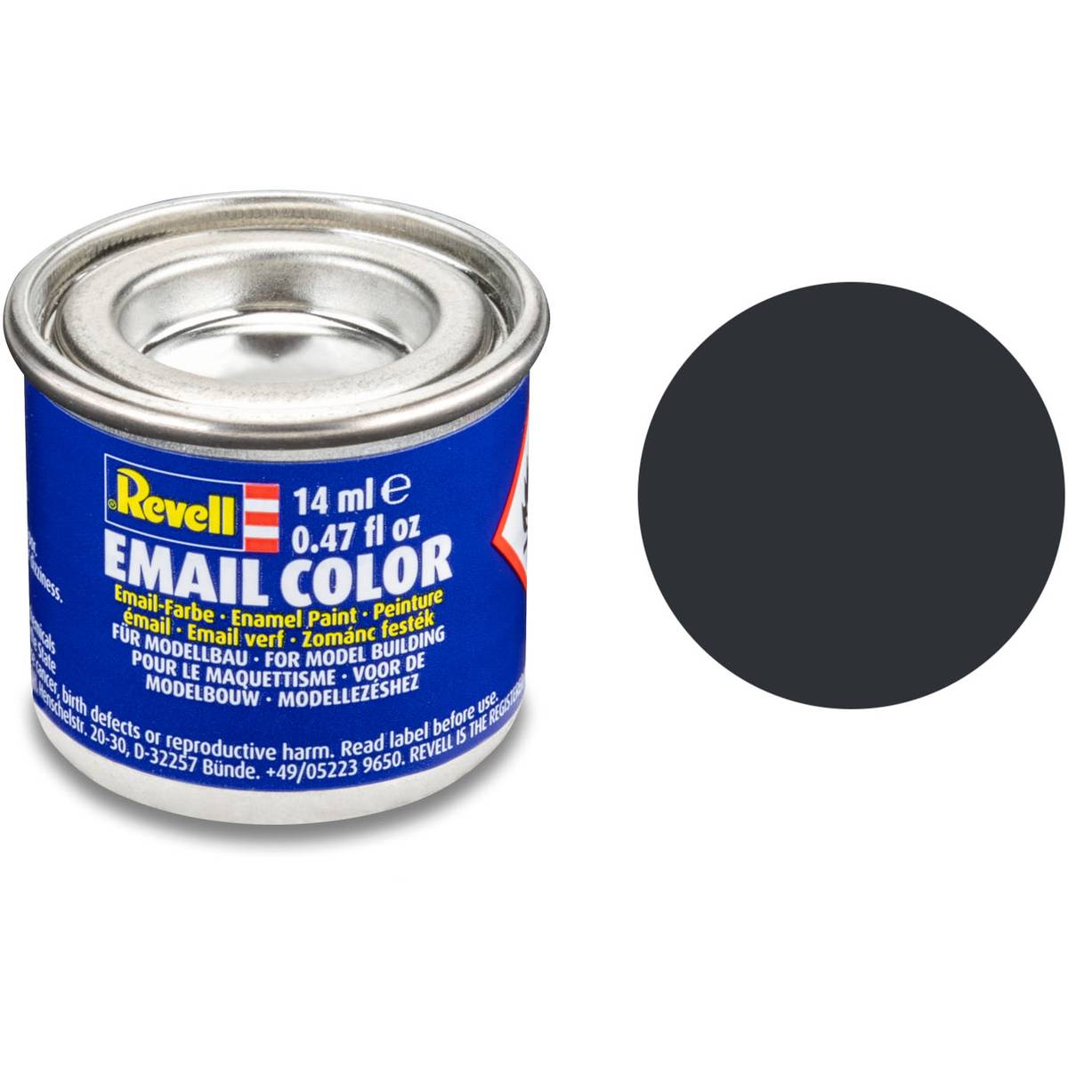 Revell Anthracite Grey Matte Enamel Paint 14ml (09)