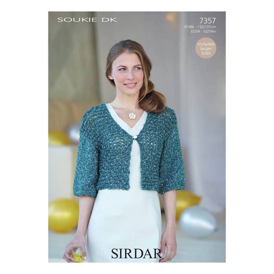Sirdar Soukie DK Ladies' Jacket Digital Pattern 7357