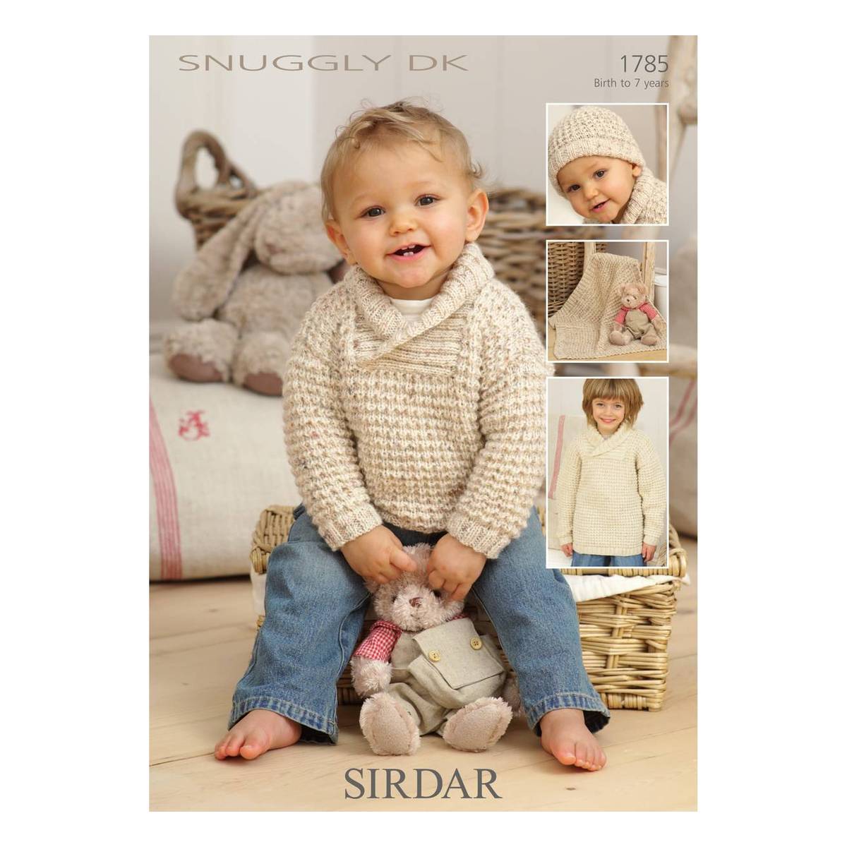 Sirdar Snuggly DK Sweater, Hat and BlanketDigital Pattern 1785
