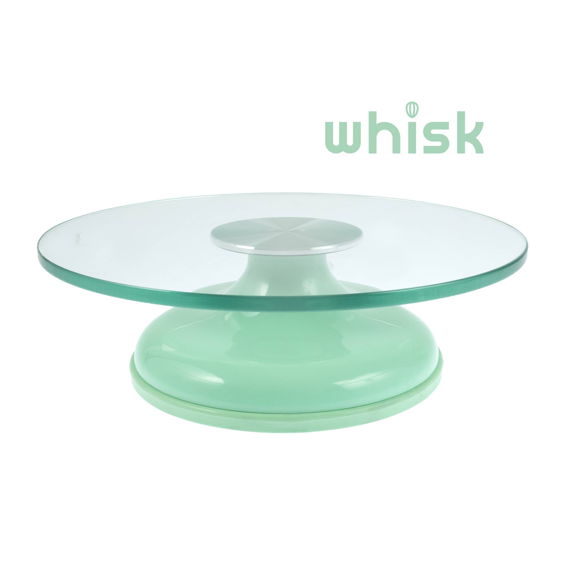 Whisk Glass Top Cake Turntable