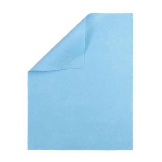 Baby Blue Polyester Felt Sheet A4