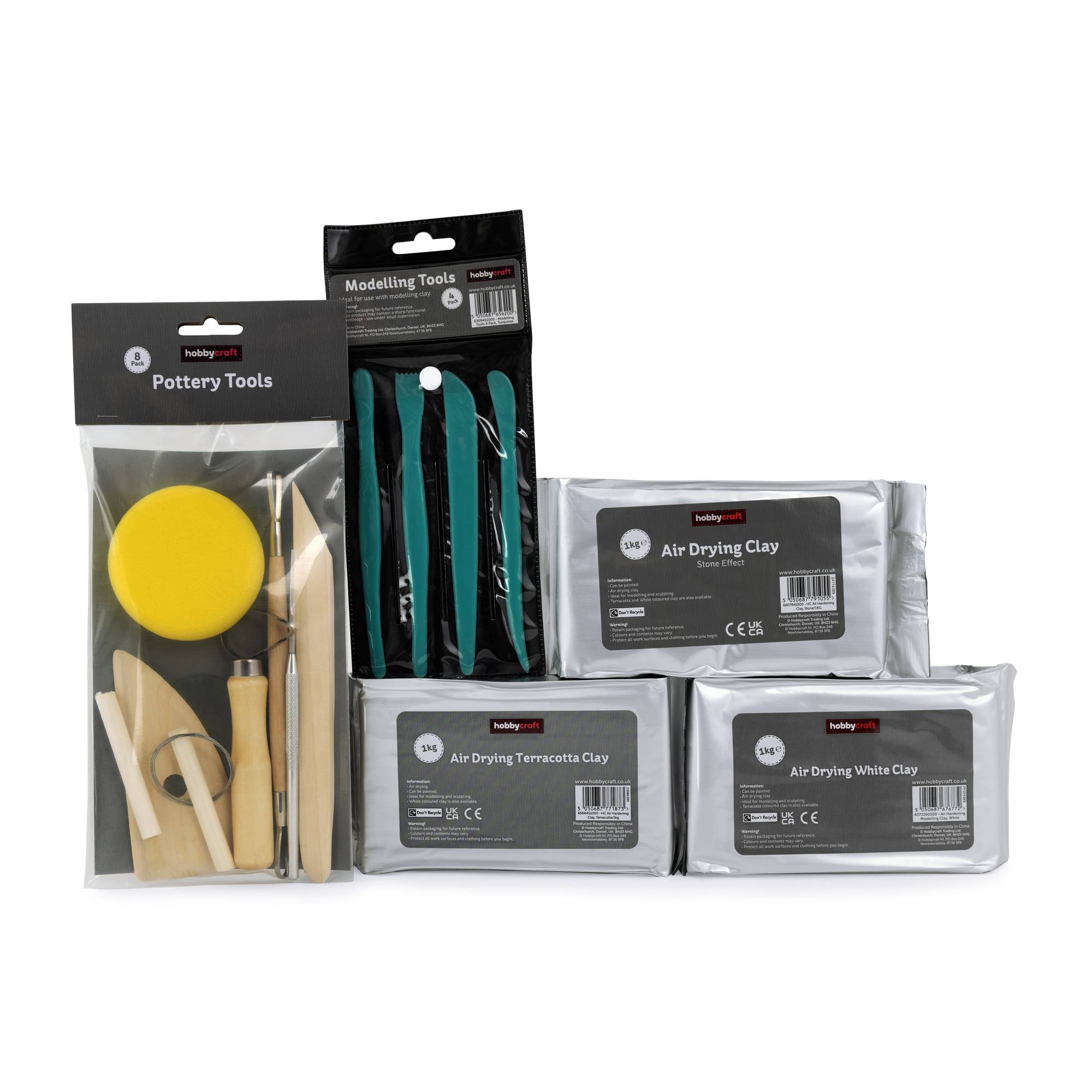 Air Drying Clay Modelling Bundle