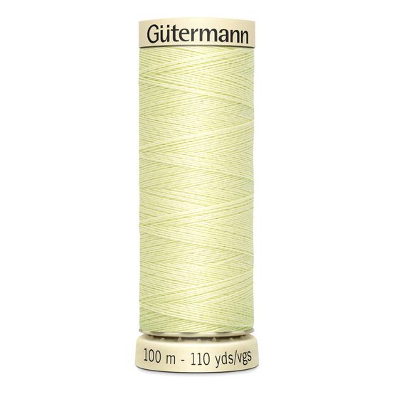 Gutermann Yellow Sew All Thread 100m (292)