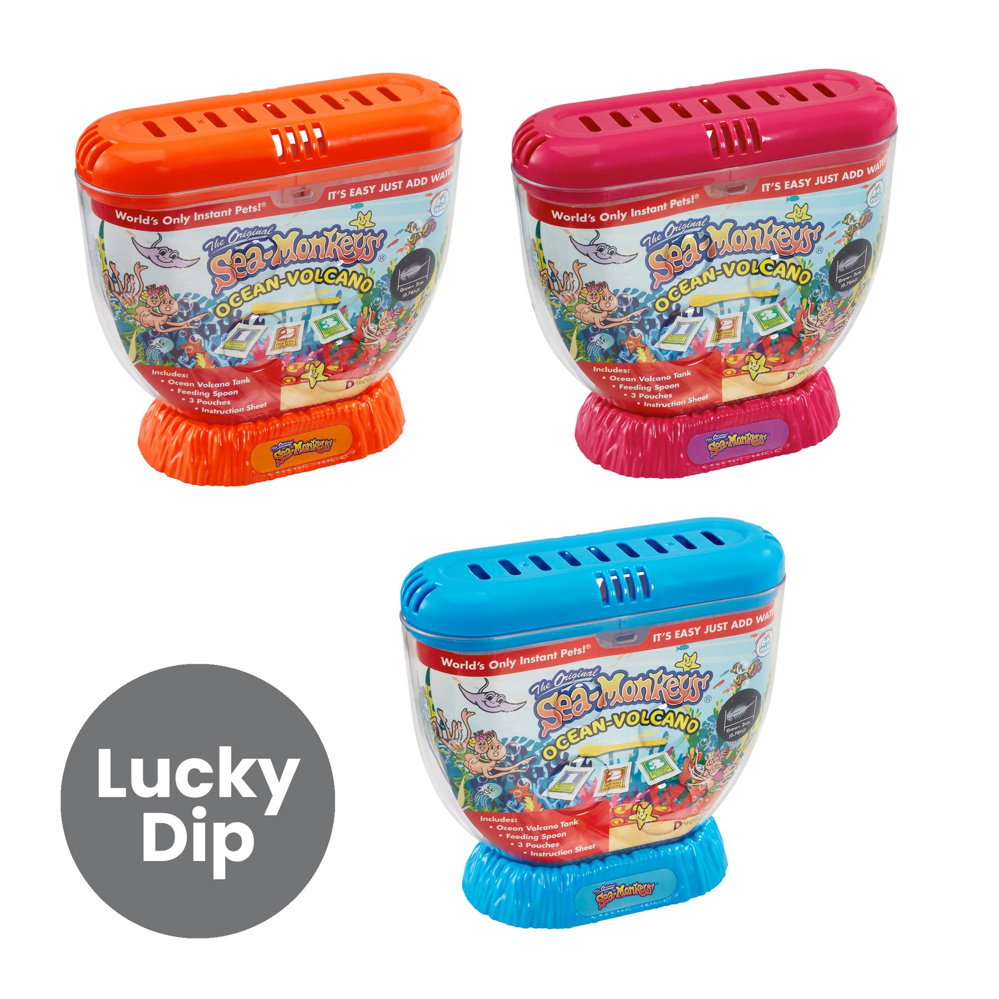 Assorted Sea-Monkeys Volcano Zoo