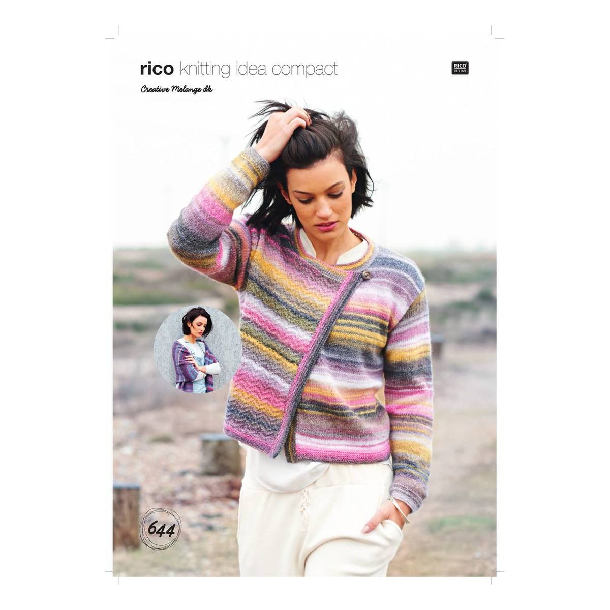 Rico Creative Melange DK Jacket and Shawl Digital Pattern 644