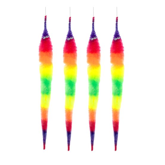Rainbow Twisty Worms 4 Pack