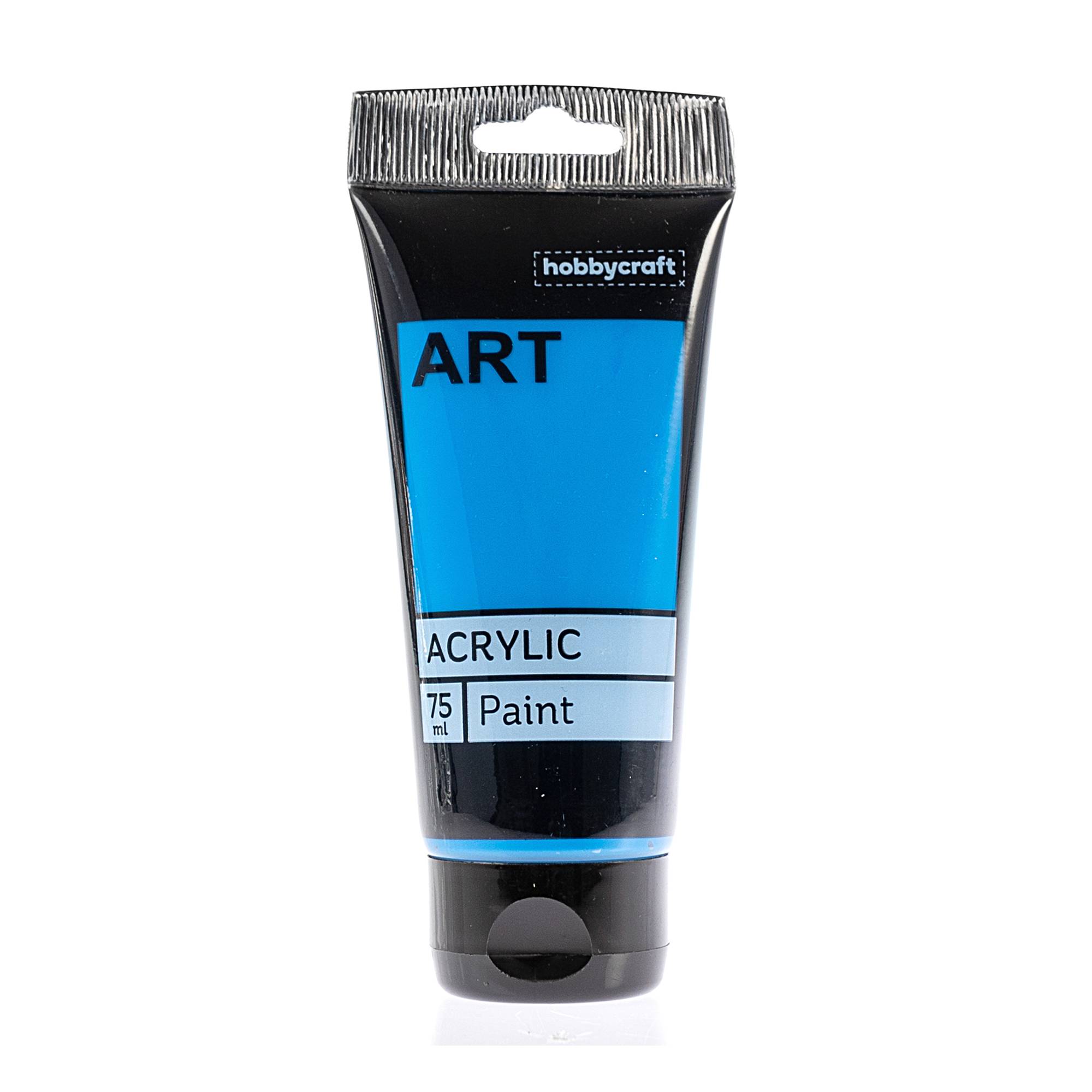 Bright Blue Art Acrylic Paint 75ml