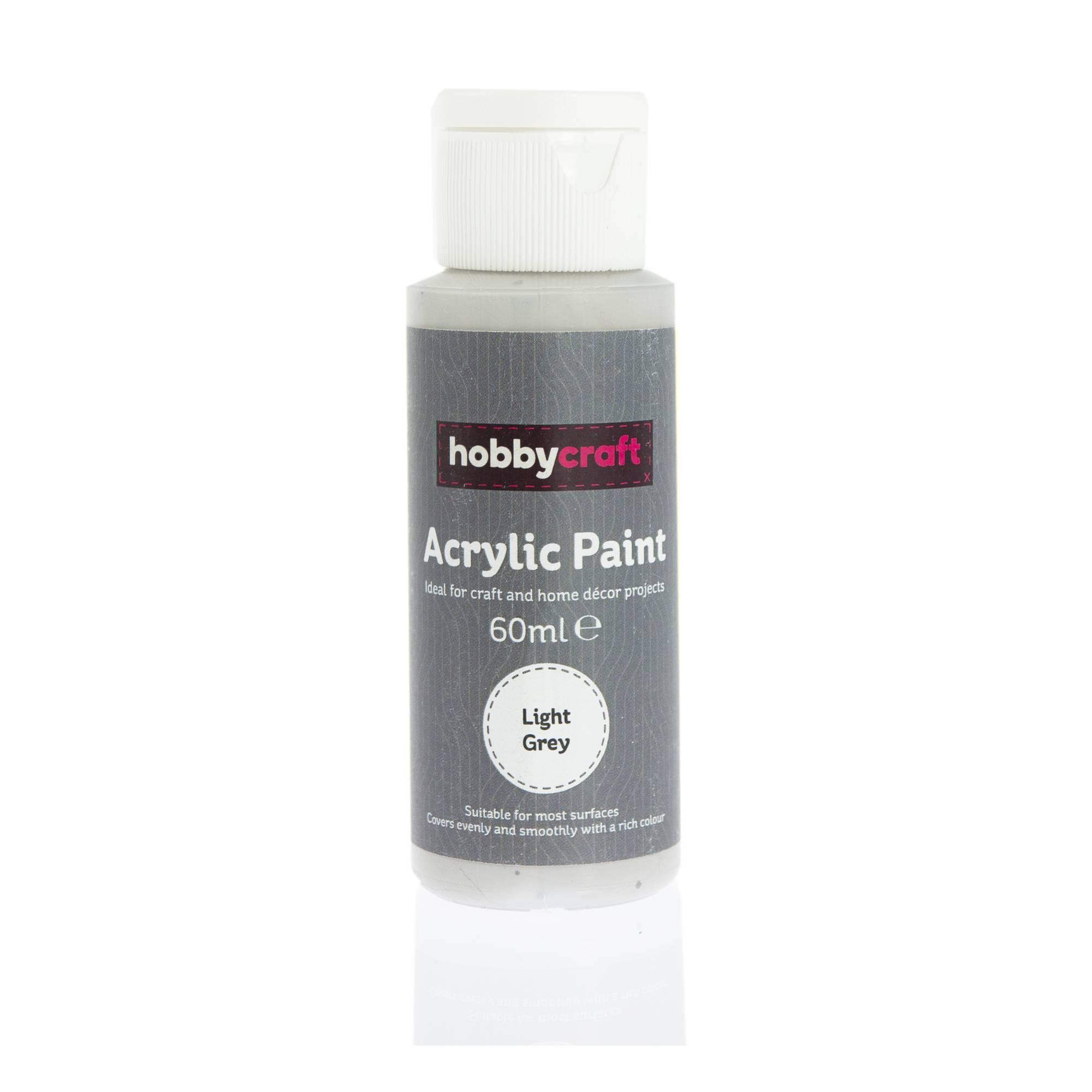 Light Grey Acrylic Craft Paint 60ml