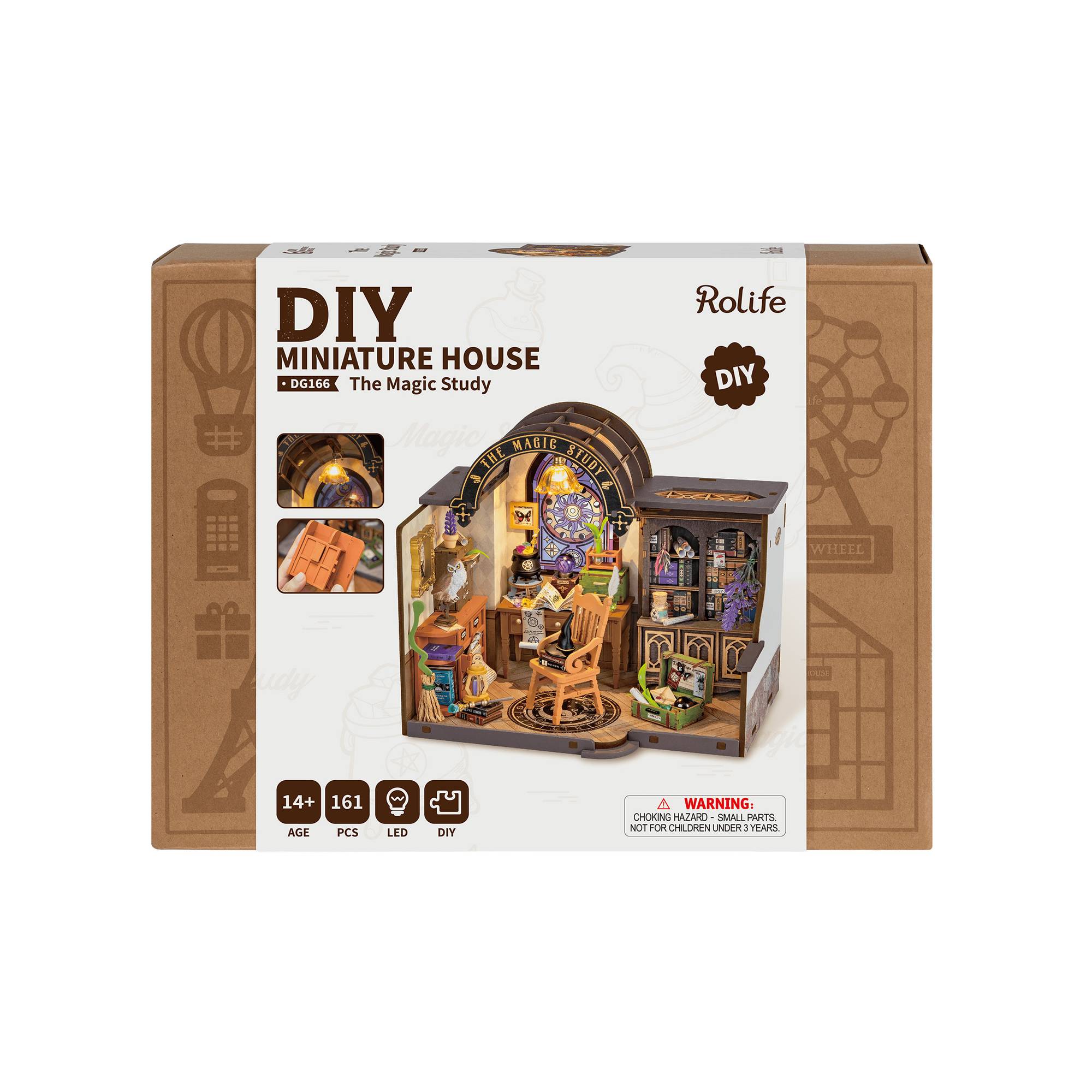 Rolife The Magic Study Miniature House Kit